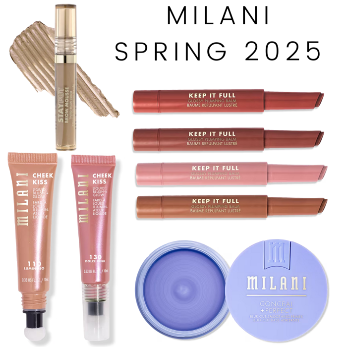 Milani Spring 2025 That includes Hold It Full Shiny Plumping Balm