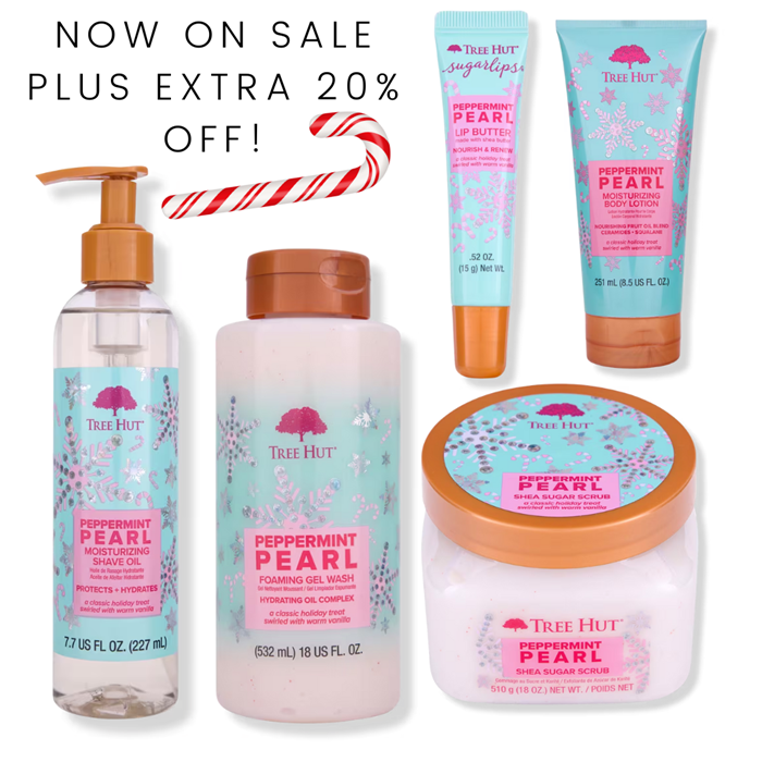 Tree Hut’s Peppermint Assortment is on Sale Plus Further 20% Off